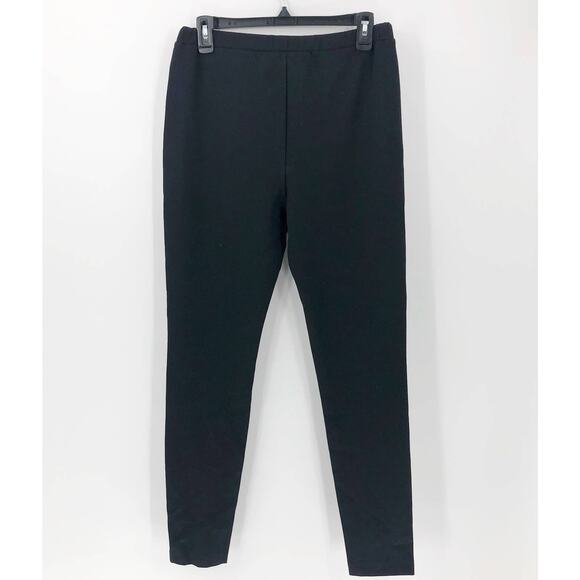 Nordstrom Everyday Womens Pants Medium Black High Rise Skinny Slit Ankle NWT - Picture 7 of 11